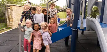 Kids Playing Outside At Playground