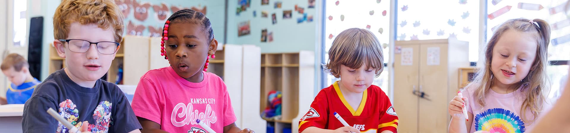 Children Arts Crafts Preschool Classroom