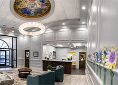 Modern Preschool Lobby Reception Area